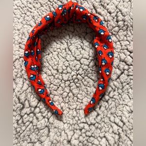 J. Crew Printed Knotted Headband